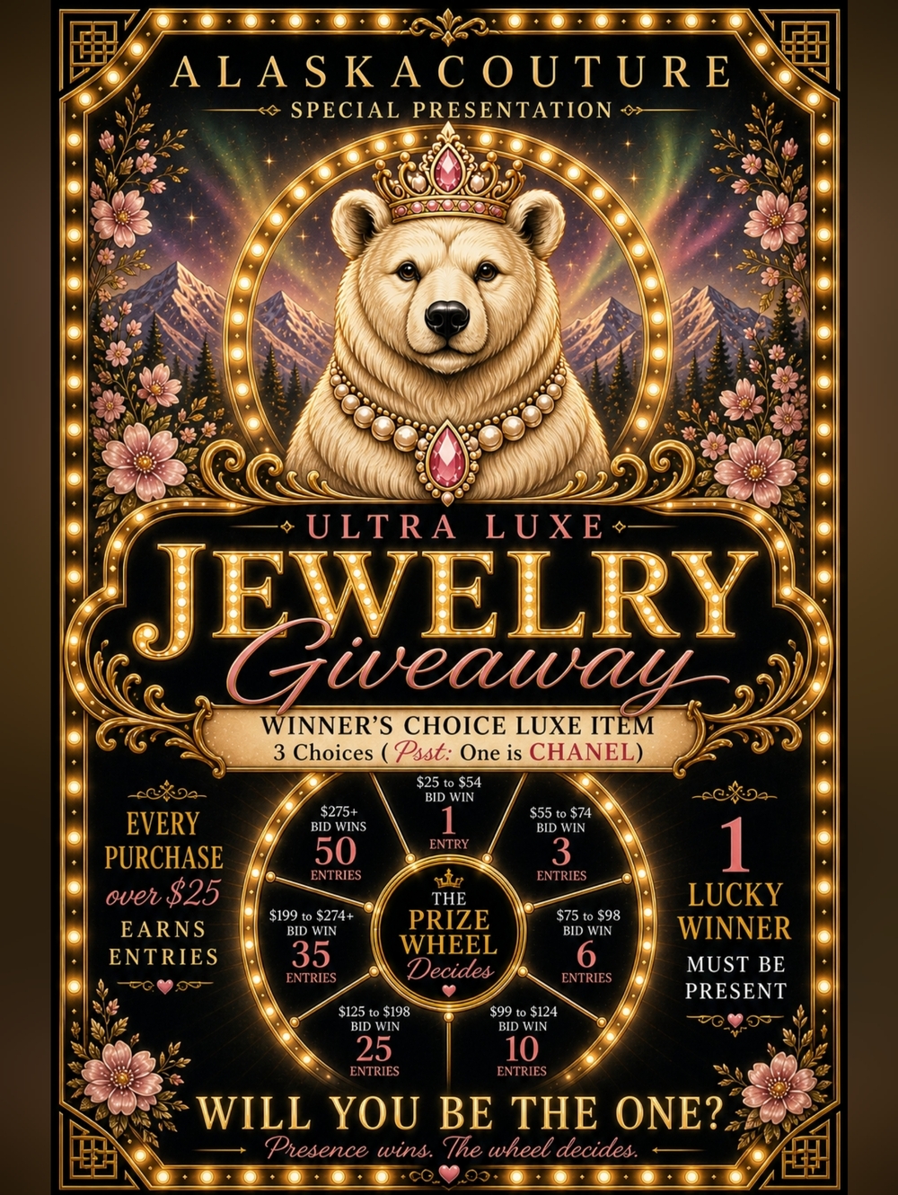 AlaskaCouture's 🔥MAY's Big Customer Appreciation Prize Wheel!🔥